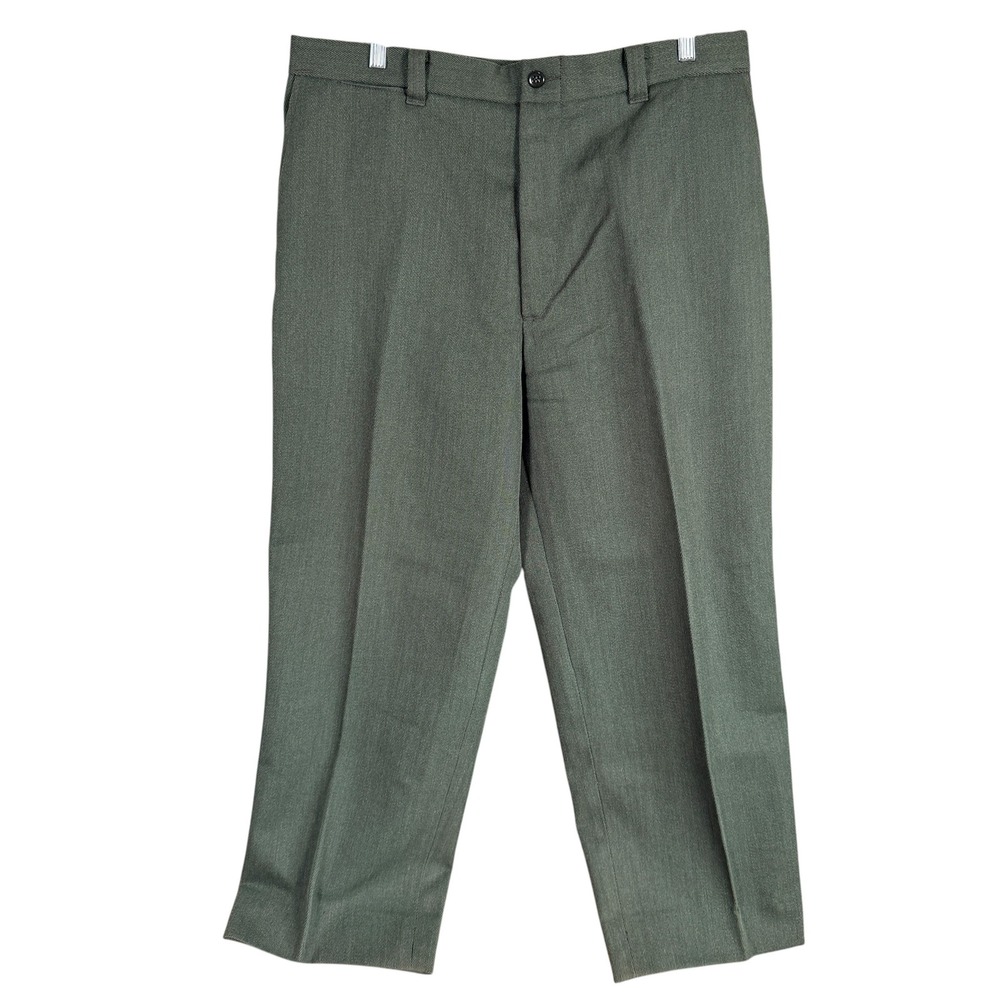 Filson Whipcord Virgin Wool Field Pants Style 180 Mens Actual 38x29 Green USA